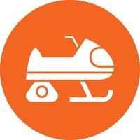 Vector Design Snowmobile Icon Style