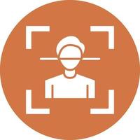 Vector Design Facial Recognition Icon Style