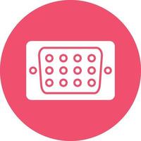 Vector Design Vga Port Icon Style