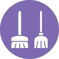 Vector Design Broomstick Icon Style