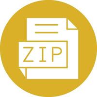 Vector Design ZIP Icon Style