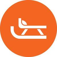 Vector Design Sled Icon Style