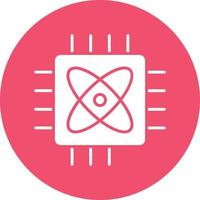 Vector Design Quantum Computing Icon Style
