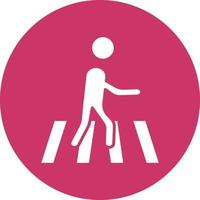 Vector Design Pedestrian Icon Style