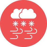 Vector Design Snowstorm Icon Style