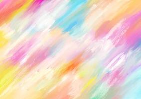 pastel coloured abstract background with oil painted brush strokes vector