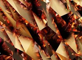 Luxury Abstract Realistic Crystals Texture with Prism Spectrum Caustic Reflection Close Up Background 3D rendering photo