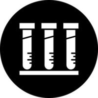 Test Tubes Vector Icon Style