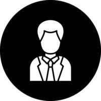 Business Man Vector Icon Style