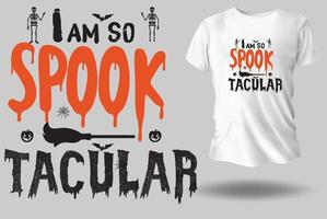 diseño de camiseta de halloween vector