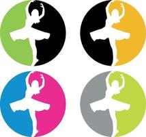 Vector Image Of A Logotype For Ballet School