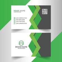 modern professional business card template design vector