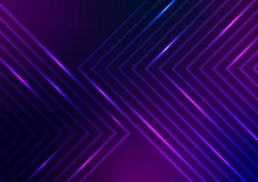 Abstract modern style triangle purple line digital banner dynamic background vector