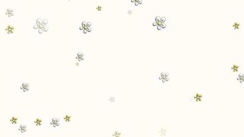 cute little flower motion background video