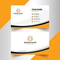 modern professional business card template design vector