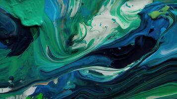 abstract paint background with twirls photo