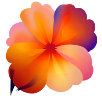 aquarelle fleur mignonne Couleur pastel png