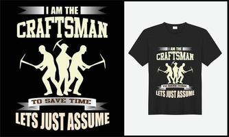 i am a mechanic to save time lets just awesome illustration man vector t shirt design