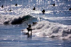 mar con olas foto