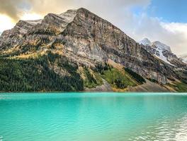 The mountains at Lake Louise photo