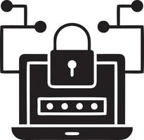 Lock security icon symbol vector image. Illustration of the key secure access system vector design. EPS 10