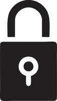 Lock security icon symbol vector image. Illustration of the key secure access system vector design. EPS 10