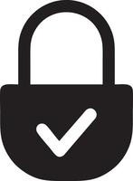 Lock security icon symbol vector image. Illustration of the key secure access system vector design. EPS 10