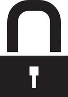 Lock security icon symbol vector image. Illustration of the key secure access system vector design. EPS 10