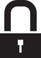 Lock security icon symbol vector image. Illustration of the key secure access system vector design. EPS 10