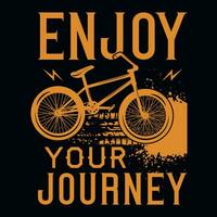 Bicycle riding tshirt design vector