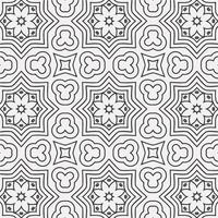 vector coloring geometric flower shapes and pattern background