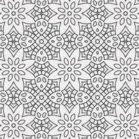 vector coloring geometric flower shapes and pattern background