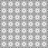 vector coloring geometric flower shapes and pattern background