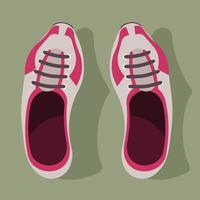 Vector Image Of A Pair Of Fashionable Sneakers