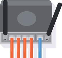 Vector Image Of A Wireless Router With Antennas