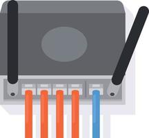 Vector Image Of A Wireless Router With Antennas