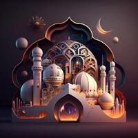 ramadan background of photo
