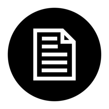 Document line icon. vector