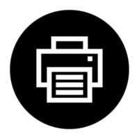 Fax machine icon. vector