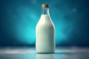 Bottle of milk. Generate Ai photo