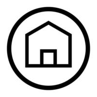 Home line icon. vector