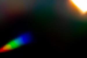 Abstract blur multicolored holographic rainbow for overlay background photo