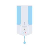 Soap Dispenser Flat Illustration. Clean Icon Design Element on Isolated White Background vector