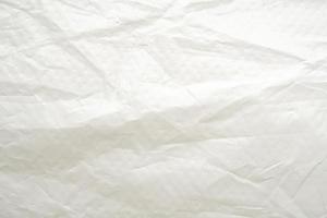 White plastic bag texture background photo