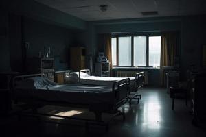 Hospital room. Generate Ai photo