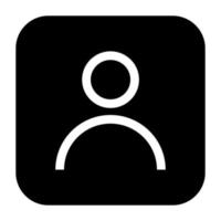 Profile icon. user sign. vector