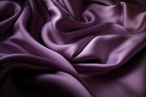 Purple silk textile. Generate Ai photo