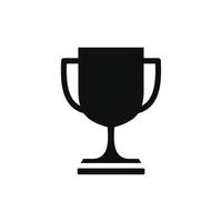 Trophy icon isolated on white background vector