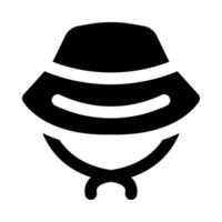 bucket hat icon for your website, mobile, presentation, and logo design. vector