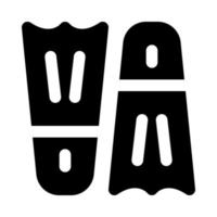 flippers icon for your website, mobile, presentation, and logo design. vector